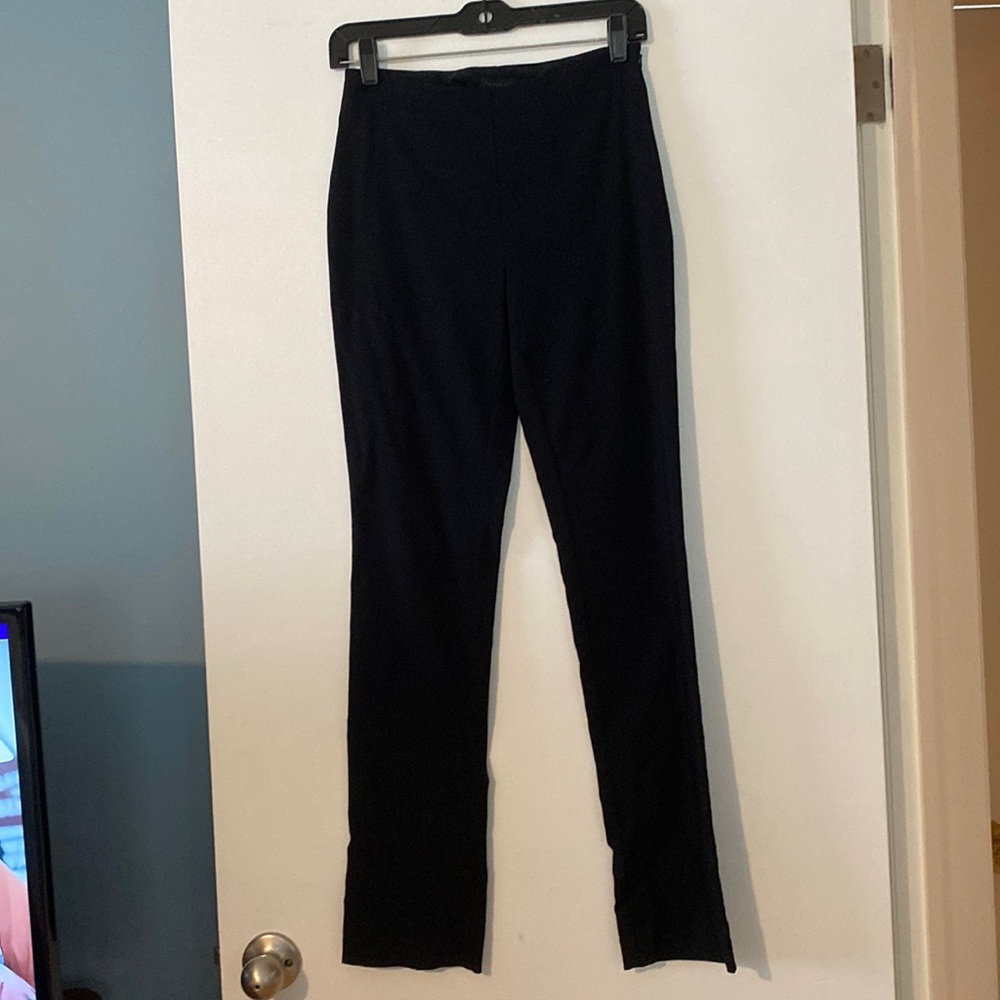 Black stretch star sign leg pant